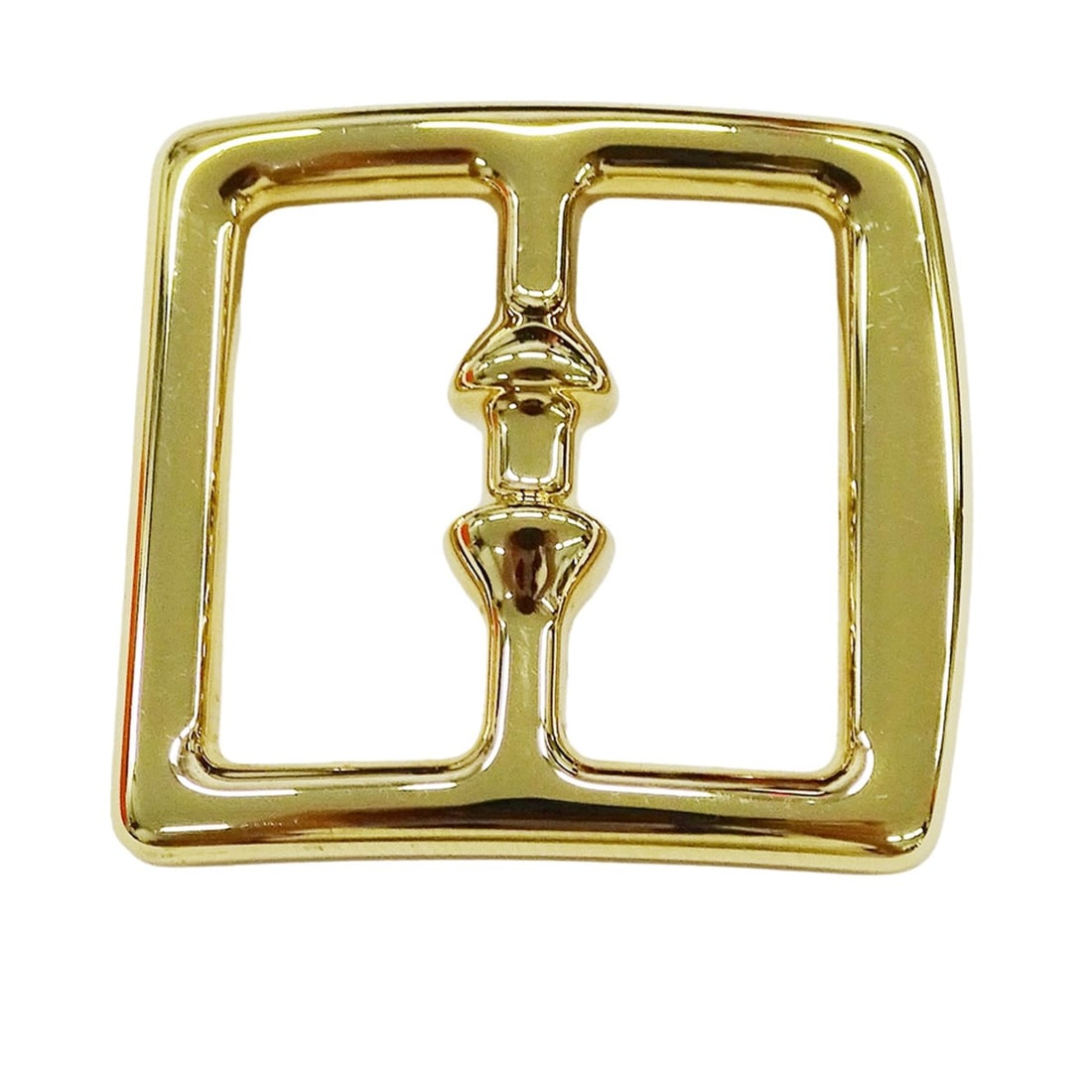 Hermes scarf ring, Etriviere, women's, brand, gold accessory.: --- Catalog ---Category: DesignType: Scarf ringColor: GoldGender: WomenCategory: GeneralBrand: HermesCountry of Origin: SwitzerlandCategory: Physical PropertiesSize (HxWxD): 2.41cm x 2.57cm / 0.94'' x