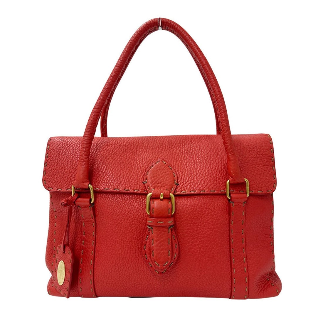 Fendi handbag for women and men, brand name, leather, Linda red.: --- Catalog ---Category: SizeSize (HxWxD): 22cm x 31cm x 11cm / 8.66'' x 12.2'' x 4.33''Category: DesignType: HandbagColor: Red colorGender: Men,WomenMaterial: Leather Category: GeneralBrand: FendiCou
