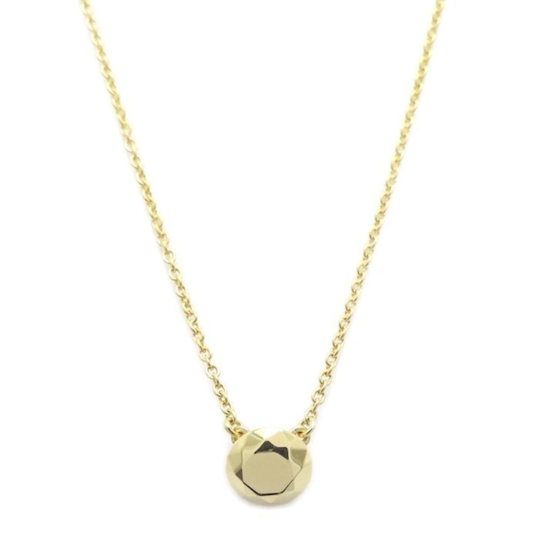 TIFFANY&Co. Tiffany Facet Necklace, Elsa Peretti, 18K Yellow Gold, Women's, 295521: --- Catalog ---Category: SizePendant Size: 6mm / 0.23''Neck Circumference: 41 cm / 16.14''Category: DesignGender: WomenMaterial: Yellow gold (18K)Necklace Type: NecklaceCategory: GeneralMPN: 295521Bra