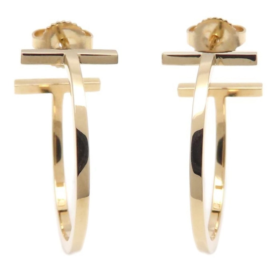 TIFFANY&Co. Tiffany T Wire Hoop Earrings, 750PG (18KRG) Rose Gold, Women's, Item No. 295488: --- Catalog ---Category: SizeSize (HxWxD): 22.70mm x 10.50mm / 0.89'' x 0.41''Category: DesignType: Hoop earringsGender: WomenMaterial: Rose gold (18K)Category: GeneralBrand: Tiffany--- Item List ---S
