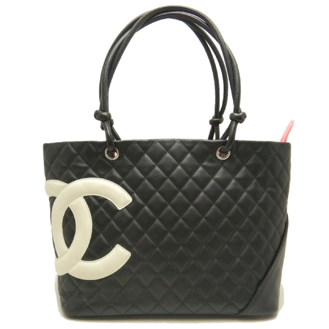 CHANEL Cambon Line Large Tote Bag A25169 Leather Black White Women's 253825: --- Catalog ---Category: SizeSize (HxWxD): 25cm x 39cm x 15cm / 9.84'' x 15.35'' x 5.9''Category: DesignType: Tote bagColor: Black, WhiteGender: WomenMaterial: Leather Hardware Color: SilverCategory: 