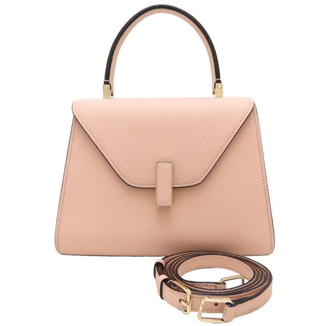 Valextra Mini Iside Soft Calfskin Handbag, Cheek Pink, Women's, WBES0036028 (Model Number: 353275) (1 of 20)