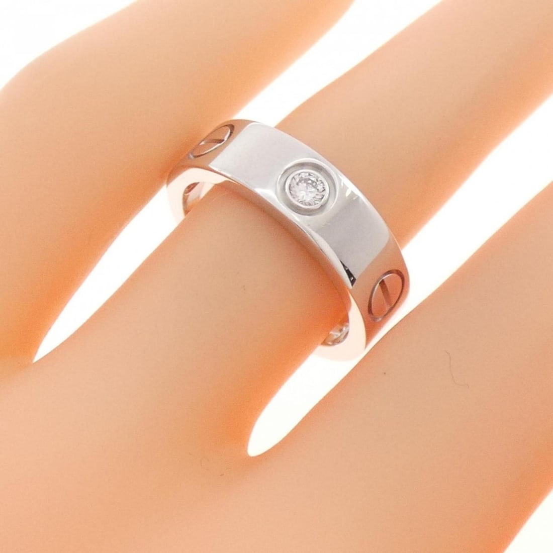 Cartier Love Half-Diamond Ring - 5