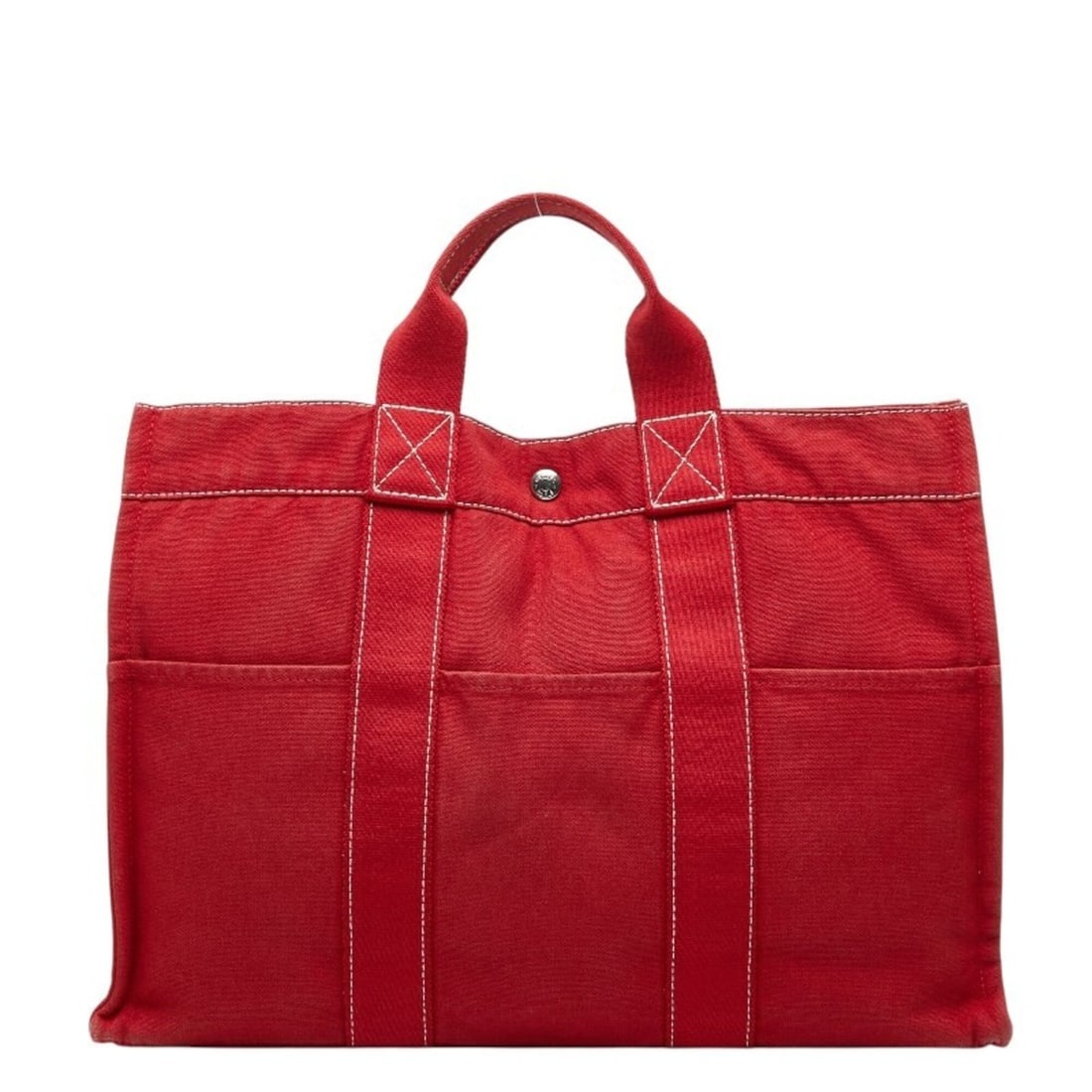 Hermes Fourre-Tout Tote MM Handbag Bag Red Canvas Women's HERMES: --- Catalog ---Category: SizeHandle Drop: 10.00cm / 3.94''Size (HxWxD): 30cm x 42cm x 10cm / 11.81'' x 16.53'' x 3.93''Category: DesignType: Handbag, Tote bagColor: Red colorGender: WomenMaterial: