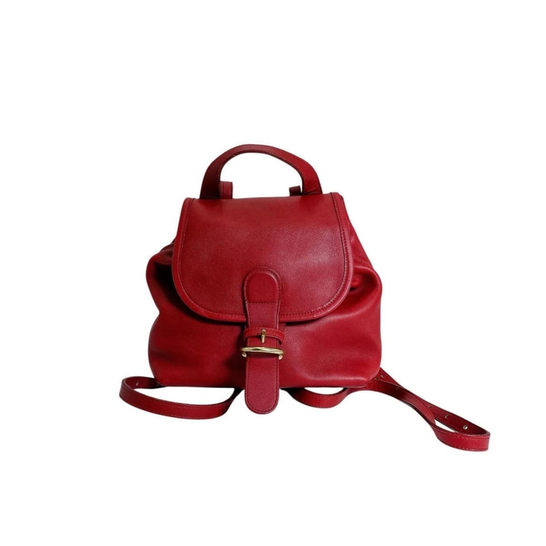 Coach Old Mini Backpack Leather 4152 Red (1 of 18)