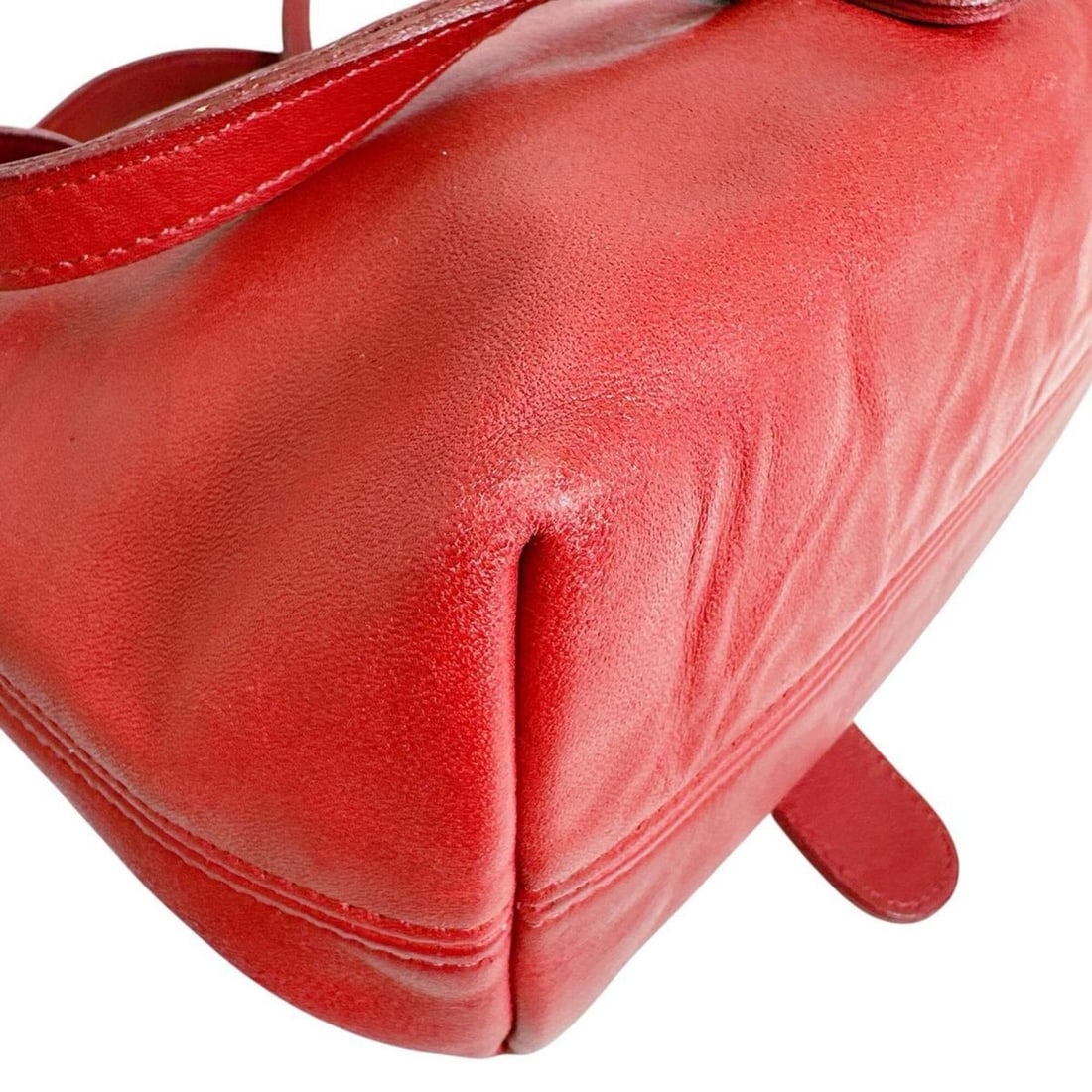 Coach Old Mini Backpack Leather 4152 Red - 7