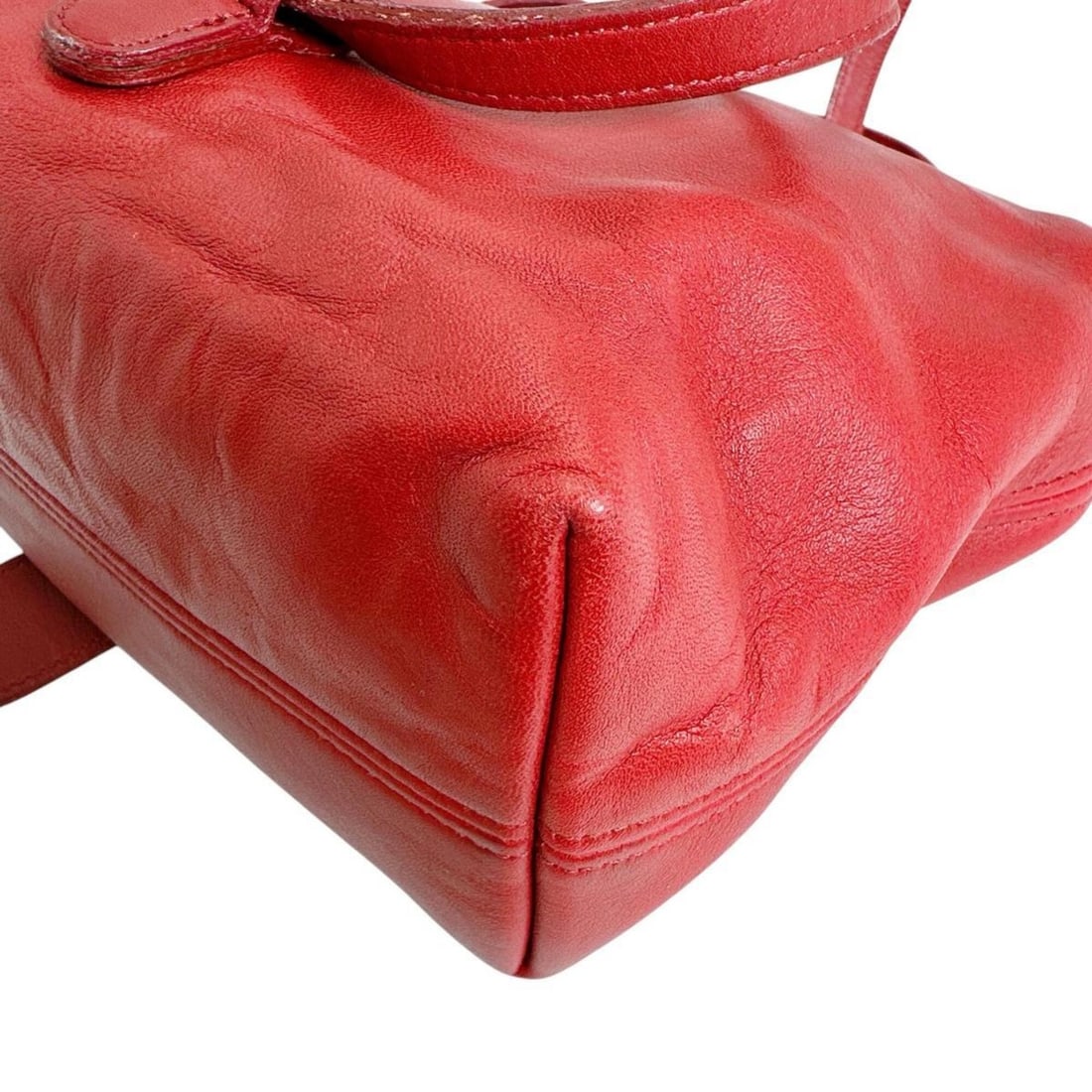 Coach Old Mini Backpack Leather 4152 Red - 8