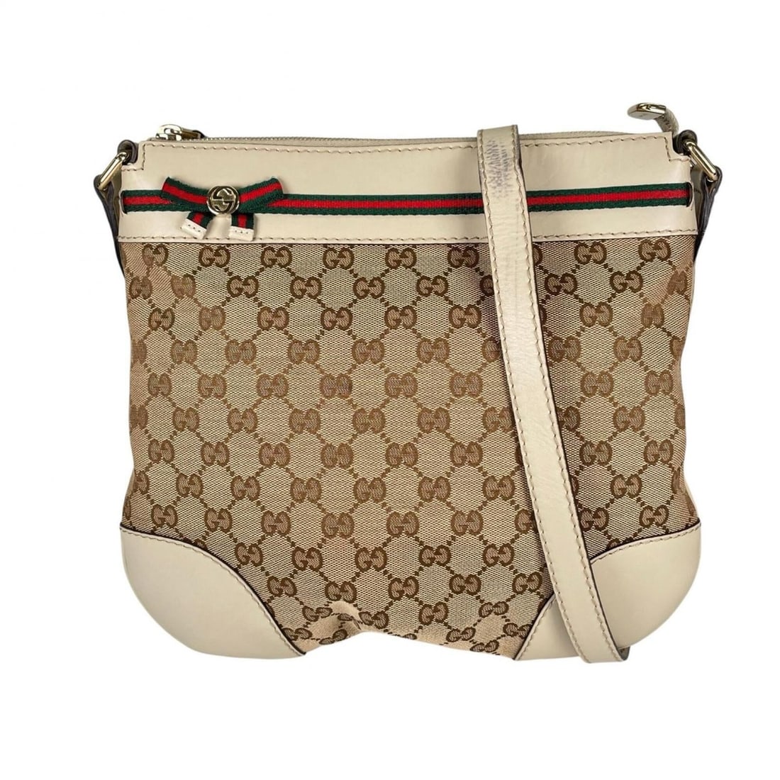 GUCCI Sherry Line 254065 Shoulder Bag GG Canvas Beige Women's: --- Catalog ---Category: SizeSize (HxWxD): 29cm x 30cm / 11.41'' x 11.81''Category: DesignType: Shoulder bagColor: BeigeGender: WomenMaterial: GG canvas Category: GeneralMPN: 254065Brand: Gucci--- Ite