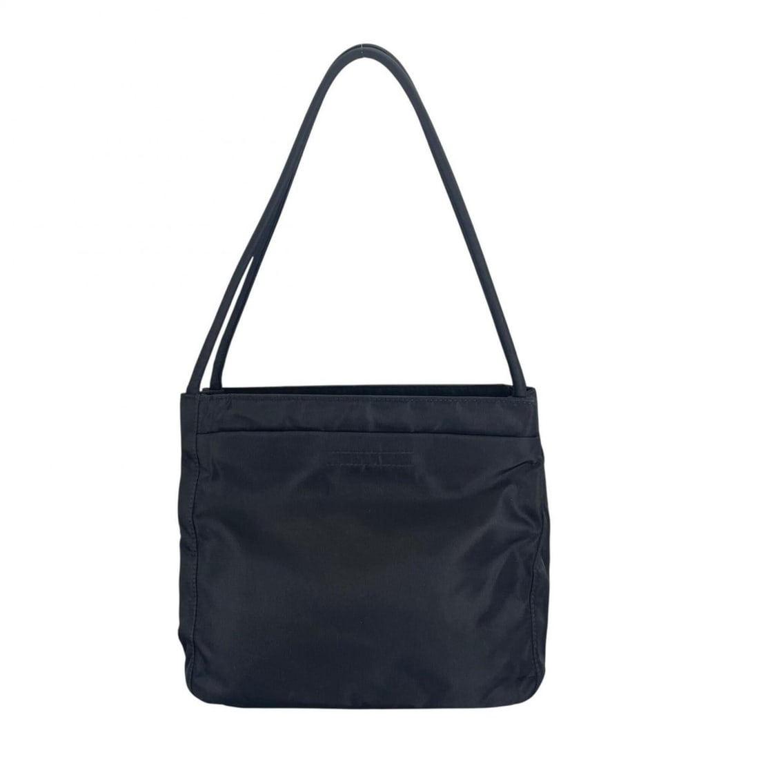 PRADA Prada Triangle Logo Handbag Nylon Black Women's (1 of 14)