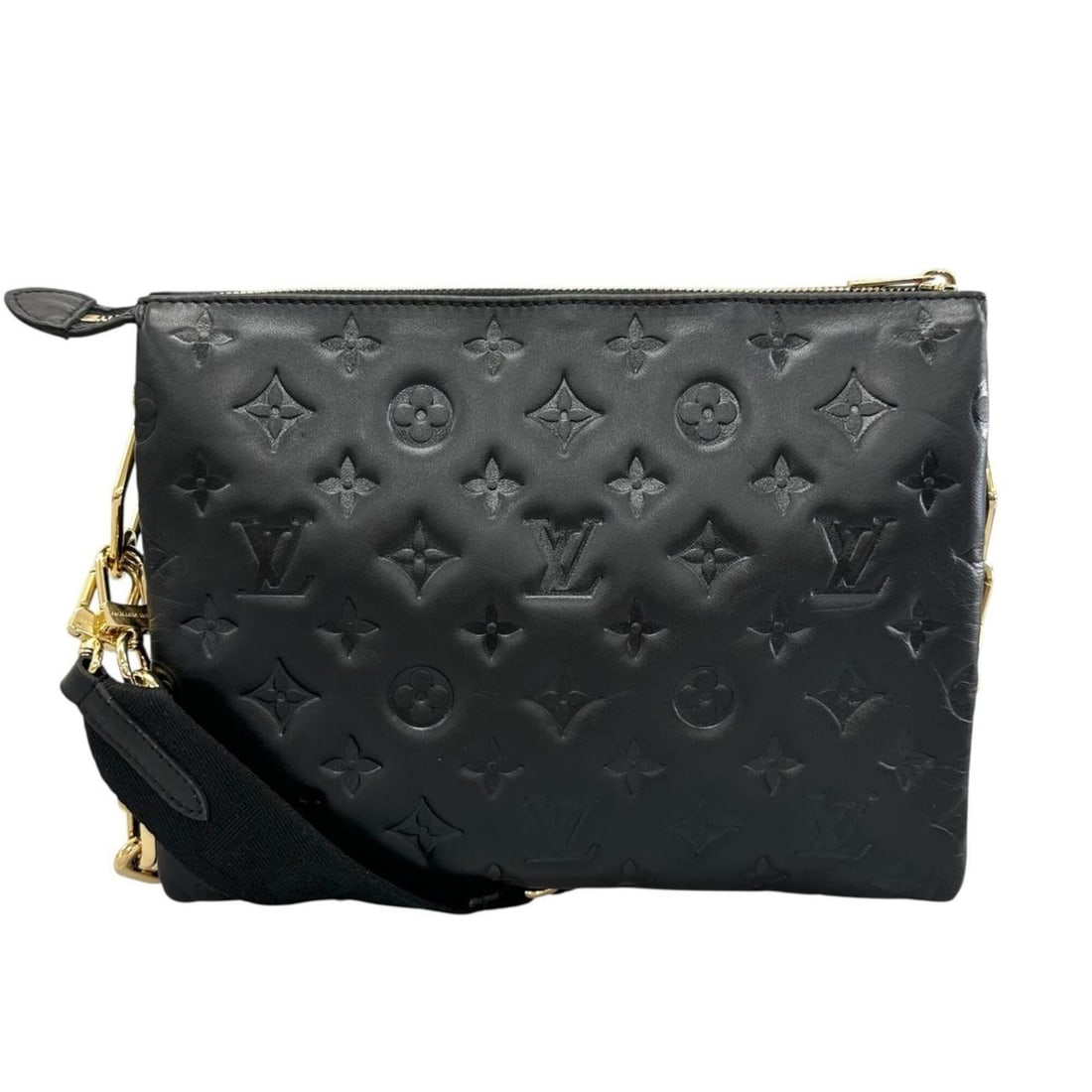 LOUIS VUITTON Louis Vuitton Coussin PM M21260 Shoulder Bag Black Women's Monogram Embossed: --- Catalog ---Category: SizeSize (HxWxD): 20cm x 26.5cm x 5cm / 7.87'' x 10.43'' x 1.96''Category: DesignType: Shoulder bagColor: BlackGender: WomenCategory: GeneralMPN: M21260Brand: Louis VuittonCou