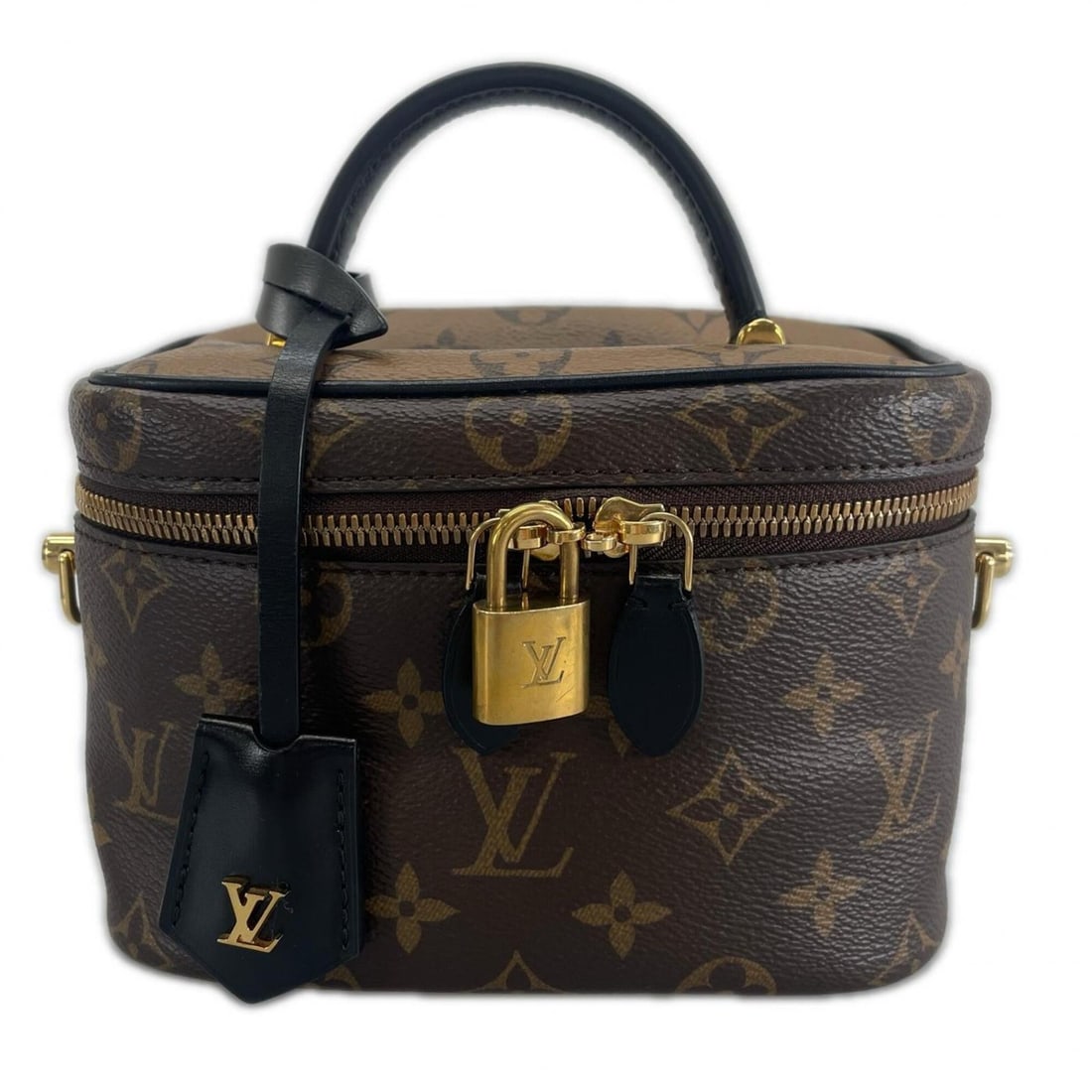 LOUIS VUITTON Louis Vuitton Reverse M45165 Handbag Monogram Canvas Brown Women's: --- Catalog ---Category: SizeSize (HxWxD): 12cm x 17.5cm x 10cm / 4.72'' x 6.88'' x 3.93''Category: DesignType: HandbagColor: BrownGender: WomenMaterial: Monogram , Canvas Category: GeneralMPN: M45165