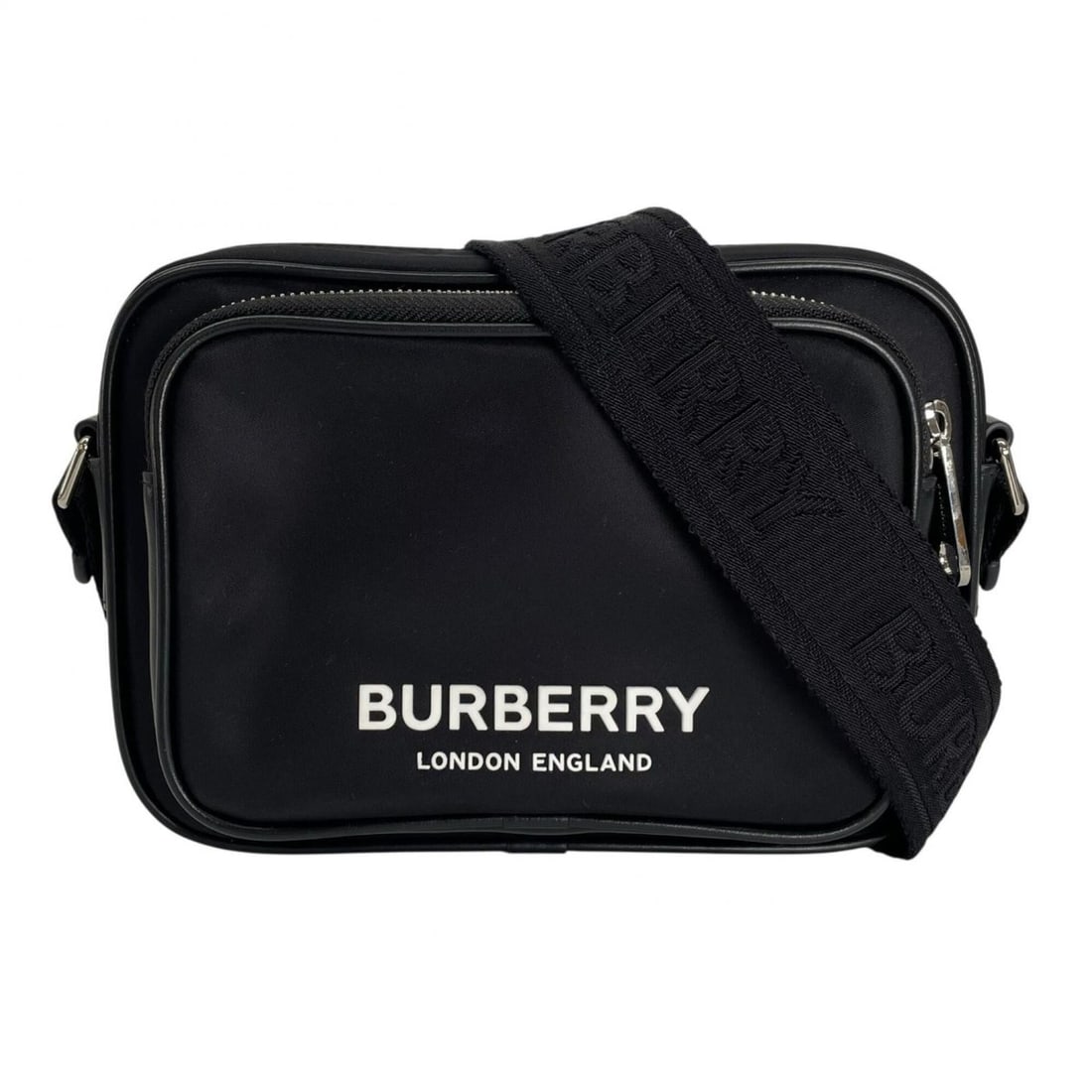 BURBERRY Paddy Bag 8049094 Shoulder Nylon Black Men's (1 of 14)