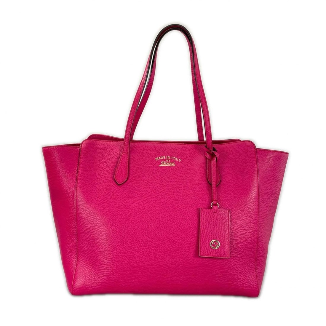 GUCCI Swing Tote Bag 354397 Leather Pink Women's: --- Catalog ---Category: SizeSize (HxWxD): 28cm x 34cm x 16cm / 11.02'' x 13.38'' x 6.29''Category: DesignType: Tote bagColor: PinkGender: WomenMaterial: Leather Category: GeneralMPN: 354397Brand: Guc
