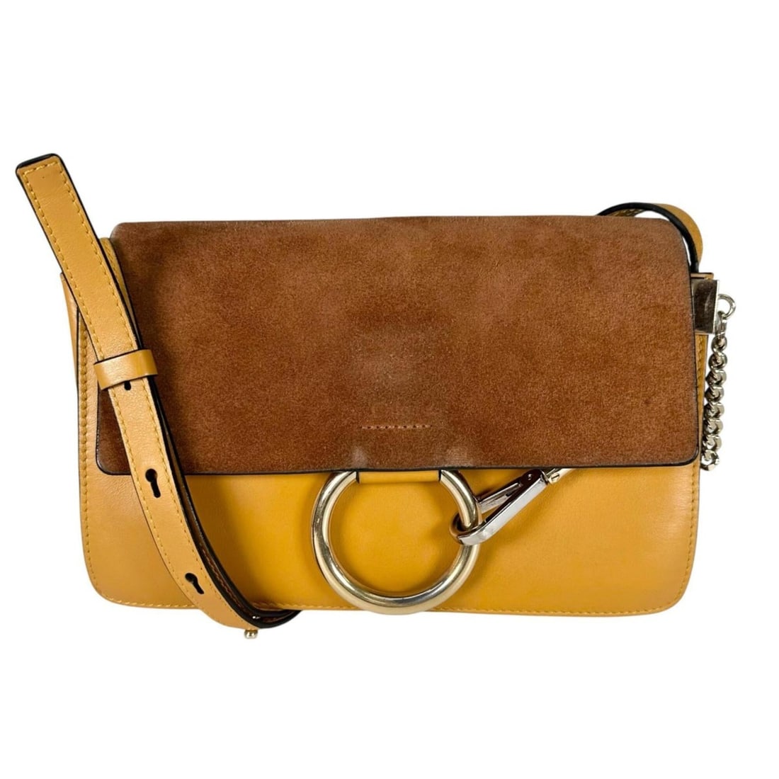 Chloé Chloe Faye Shoulder Bag, Leather, Brown, Women's: --- Catalog ---Category: SizeSize (HxWxD): 16cm x 23.5cm x 5.5cm / 6.29'' x 9.25'' x 2.16''Category: DesignType: Shoulder bagColor: BrownGender: WomenMaterial: Leather Category: GeneralBrand: ChloéCo