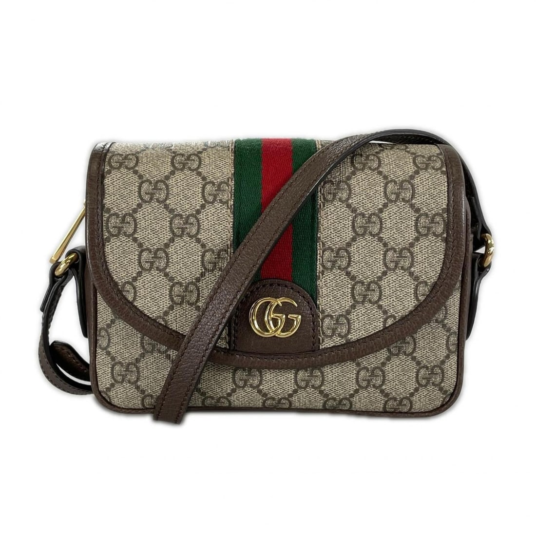 GUCCI GG Supreme Sherry Line 772239 Shoulder Bag, Brown, Women's: --- Catalog ---Category: SizeSize (HxWxD): 13cm x 18cm x 5cm / 5.11'' x 7.08'' x 1.96''Category: DesignType: Shoulder bagColor: BrownGender: WomenCategory: GeneralMPN: 772239Brand: GucciCountry of Ori
