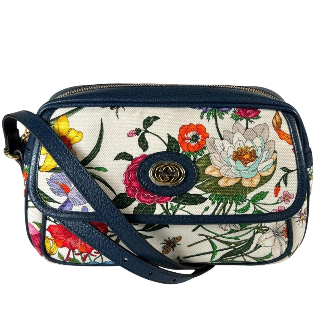 GUCCI GG Floral 550147 Shoulder Bag, Canvas, Multicolor, Women's: --- Catalog ---Category: SizeHandle Drop: 45.00cm / 17.72''Size (HxWxD): 15.5cm x 23.5cm x 7.5cm / 6.1'' x 9.25'' x 2.95''Strap Length: 110cm - 125cm / 43.3'' - 49.21''Category: DesignType: Shoulder b
