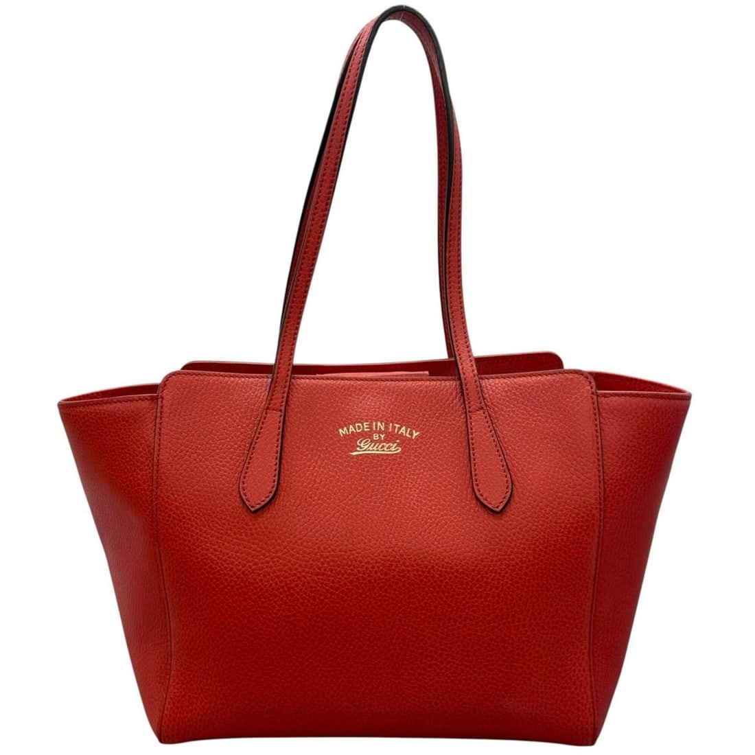 GUCCI Swing 354408 Tote Bag, Leather, Red, Women's: --- Catalog ---Category: SizeHandle Drop: 20.50cm / 8.07''Size (HxWxD): 22cm x 27cm x 15cm / 8.66'' x 10.62'' x 5.9''Handle Length: 52cm / 20.47''Category: DesignType: Tote bagColor: Red colorGender: 