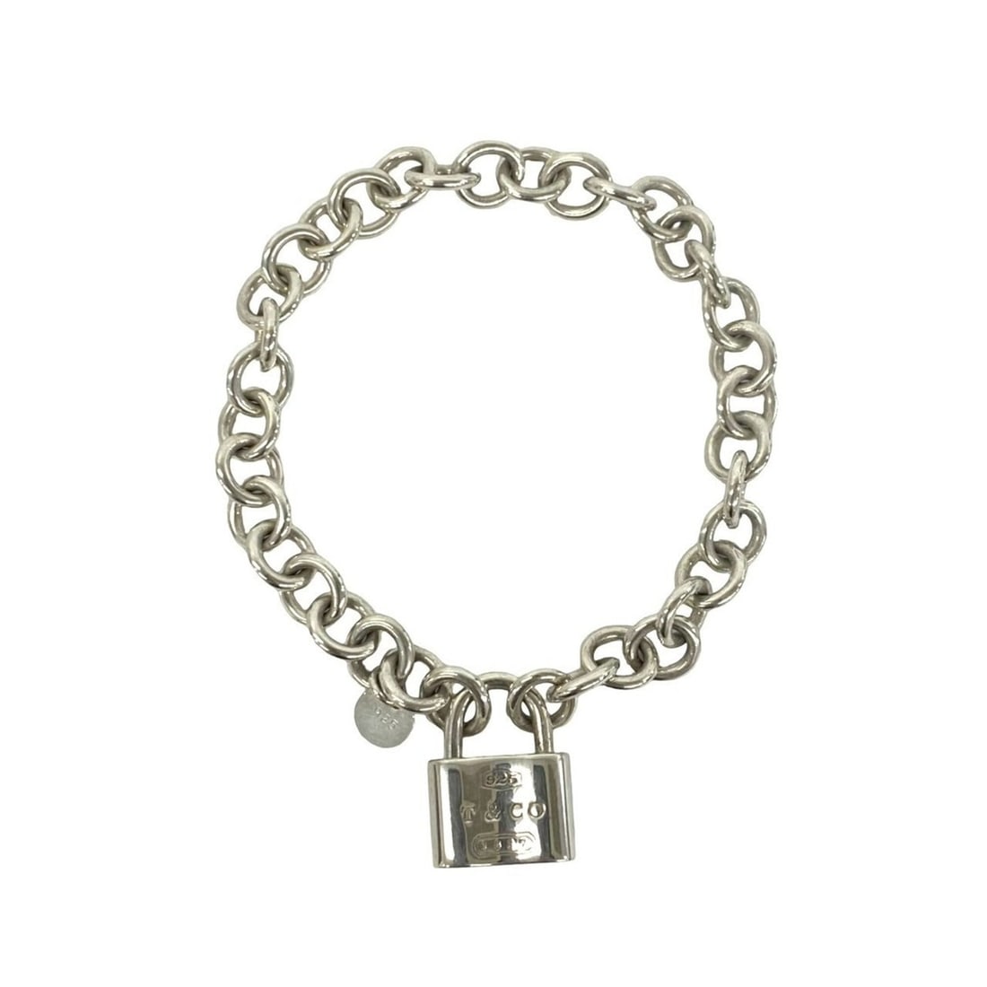 TIFFANY&Co. Tiffany Cadena Lock Bracelet, Sterling Silver 925 Chain Accessory, 792-2: --- Catalog ---Category: SizeLength: 20cm / 7.87''Category: DesignType: Charm braceletColor: SilverGender: WomenMaterial: Silver 925Category: GeneralBrand: Tiffany--- Item List ---Section: ConditionRa