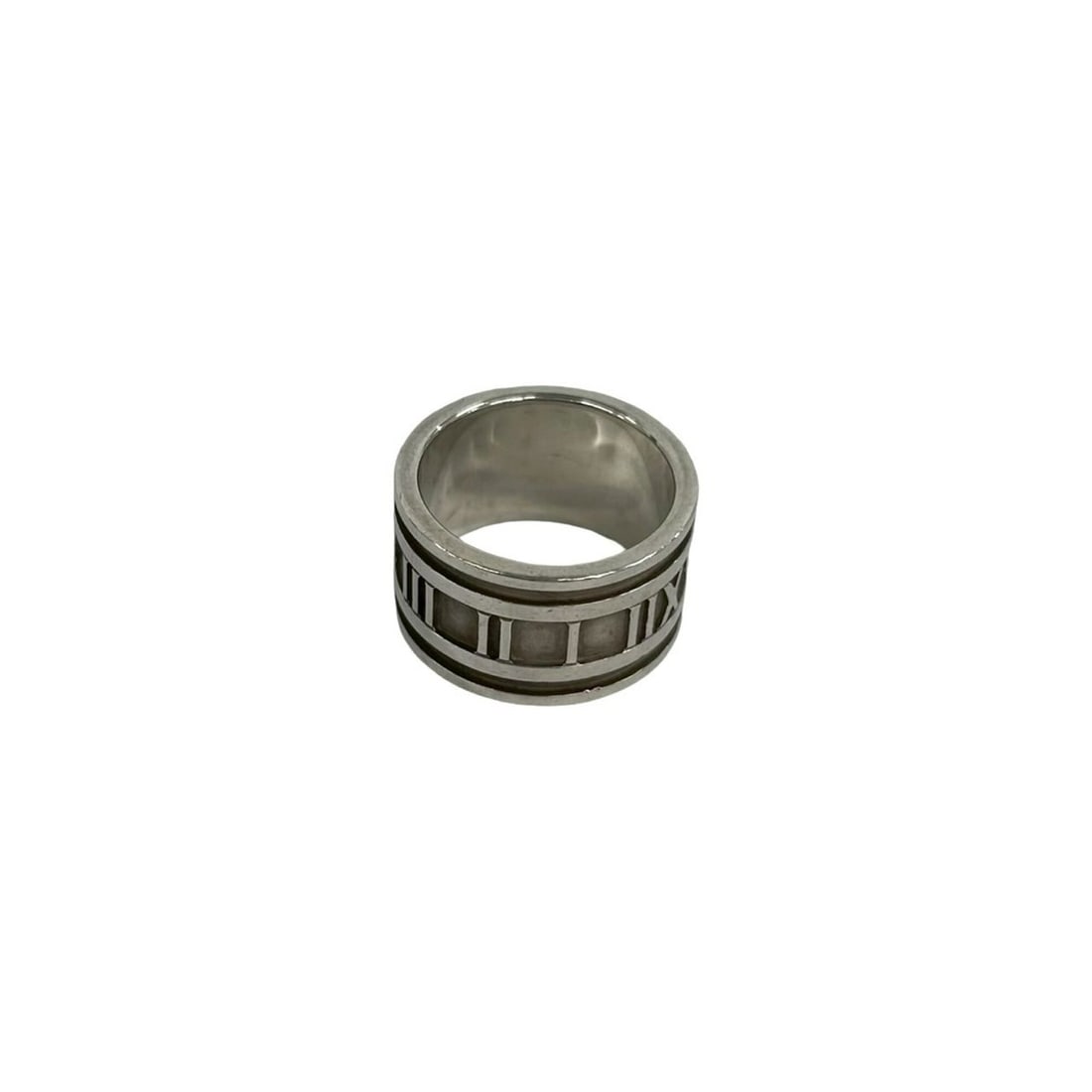 TIFFANY&Co. Tiffany Wide Atlas Ring, Sterling Silver 925, Men's and Women's Accessory, Silver, 28017: --- Catalog ---Category: SizeJP Size: 12US Size: 6.5Category: DesignType: Band ringColor: SilverGender: Men,WomenMaterial: Silver 925Category: GeneralBrand: Tiffany--- Item List ---Section: ConditionR