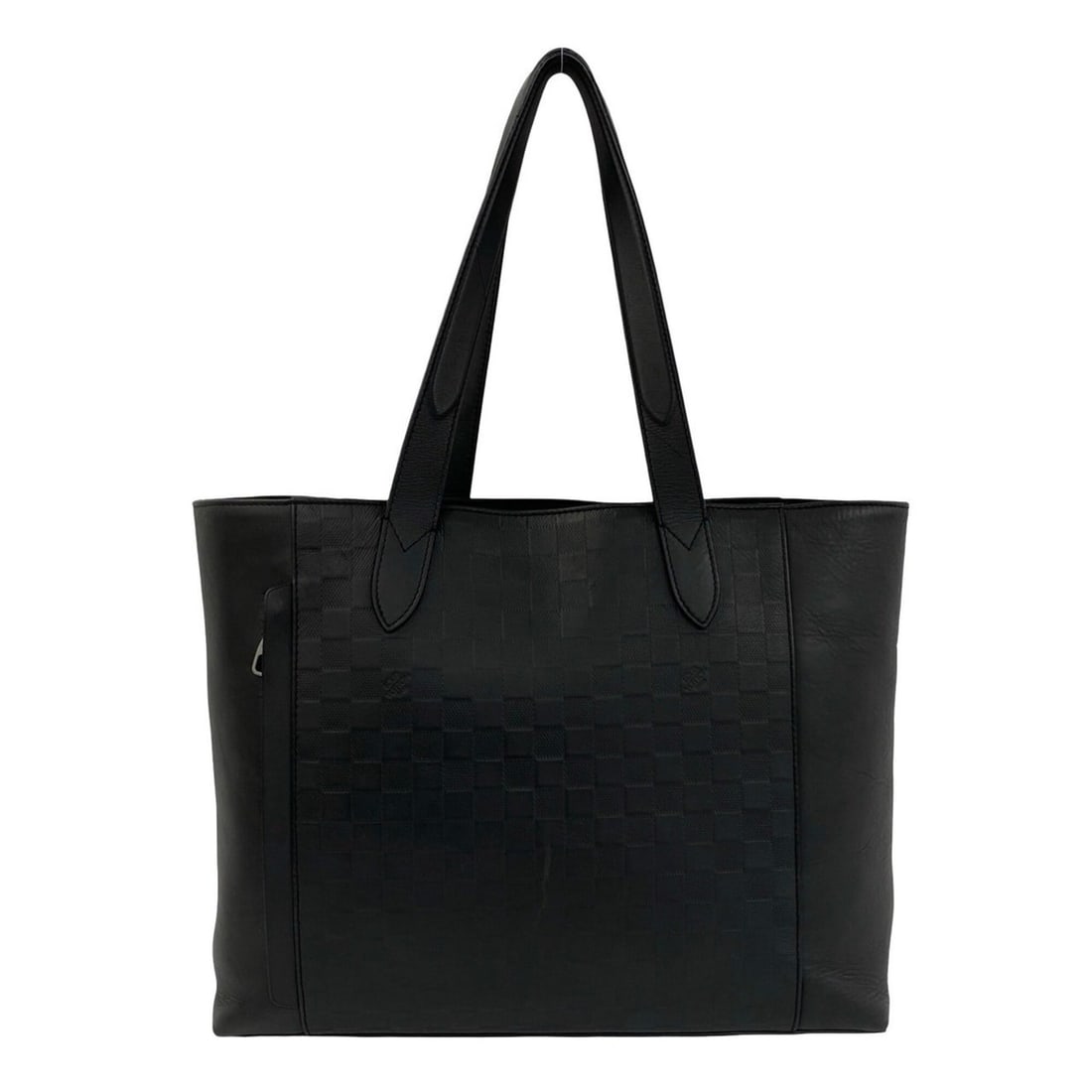 LOUIS VUITTON Cabas Voyage Damier Infini Leather Tote Bag Business Black 37635: --- Catalog ---Category: SizeSize (HxWxD): 33cm x 41cm x 10.5cm / 12.99'' x 16.14'' x 4.13''Category: DesignType: Tote bagColor: BlackGender: WomenMaterial: Leather Category: GeneralBrand: Louis Vuitt