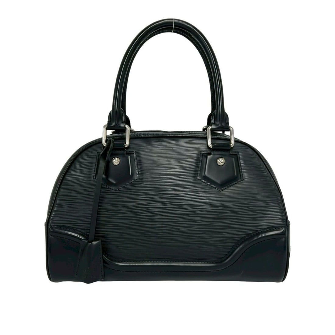 LOUIS VUITTON Bowling Montaigne PM Epi Leather Handbag Mini Boston Bag Noir 27751 (1 of 16)