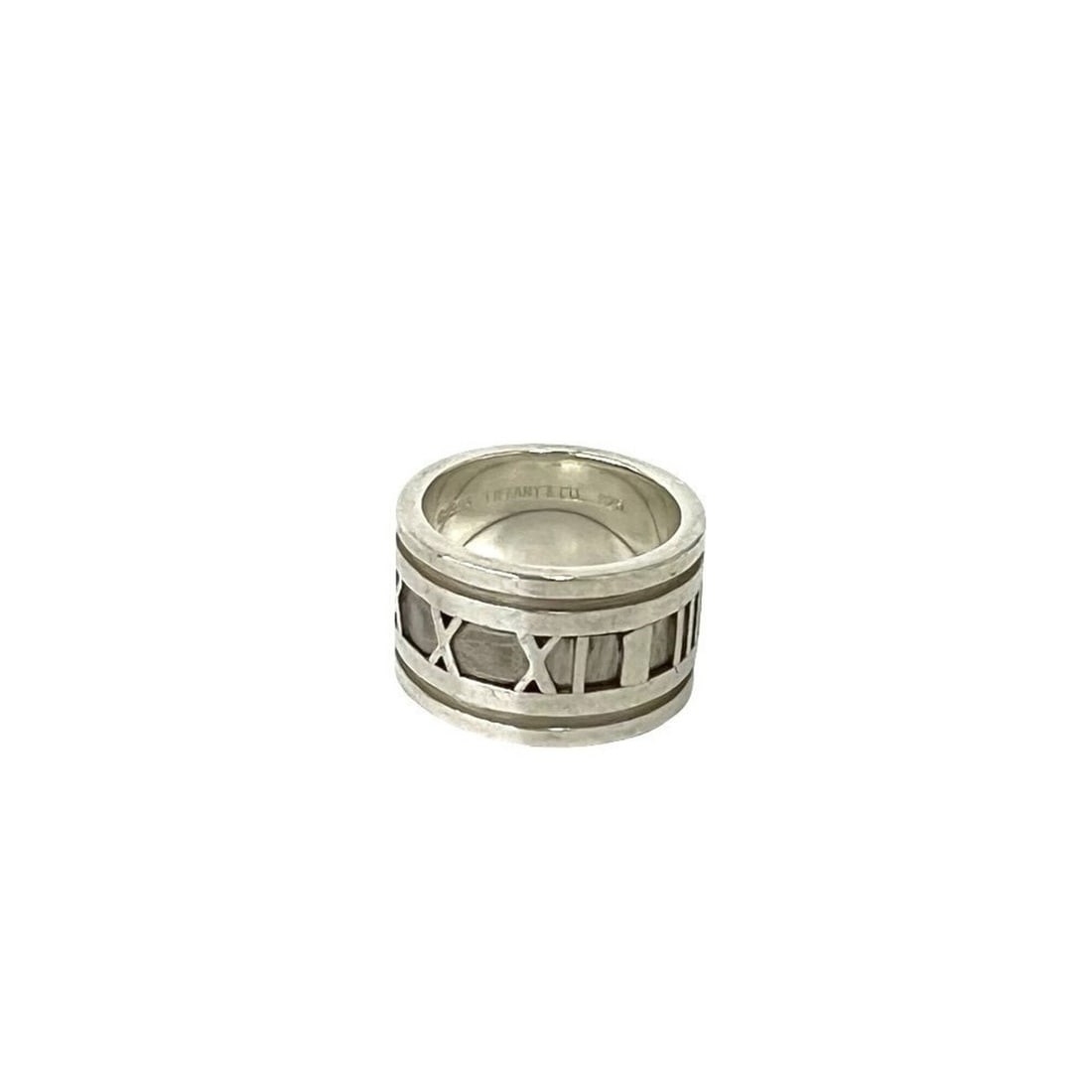 TIFFANY&Co. Tiffany Atlas Wide Ring, Sterling Silver 925, Accessory, Women's, Men's, 99660: --- Catalog ---Category: SizeJP Size: 8US Size: 4.5Category: DesignType: Band ringColor: SilverGender: Men,WomenMaterial: Silver 925Category: GeneralBrand: Tiffany--- Item List ---Section: ConditionRa