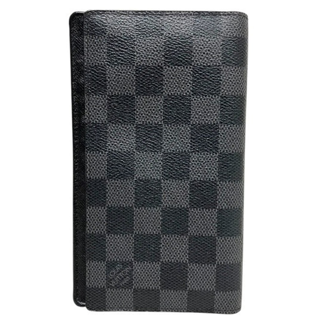 Louis Vuitton Damier Graphite Portefeuille Columbus N63116 Bi-fold Wallet for Men: --- Catalog ---Category: SizeSize (HxWxD): 10.5cm x 18cm x 2cm / 4.13'' x 7.08'' x 0.78''Category: DesignType: Long wallet (bi-fold)Color: BlackGender: MenCategory: GeneralMPN: N63116Brand: Louis Vuit