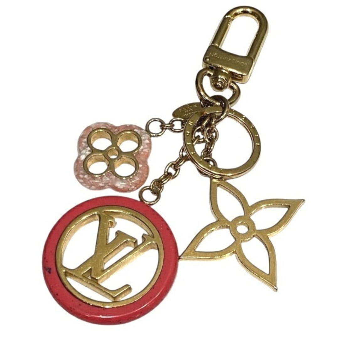 Louis Vuitton Portefeuille Color Line M64525 Accessory Bag Charm Brand Item Keychain Men's Women's: --- Catalog ---Category: DesignType: KeyringColor: PinkGender: Men,WomenMaterial: MetalCategory: GeneralMPN: M64525Brand: Louis Vuitton--- Item List ---Section: ConditionRanking: Rank AB Used - Traces
