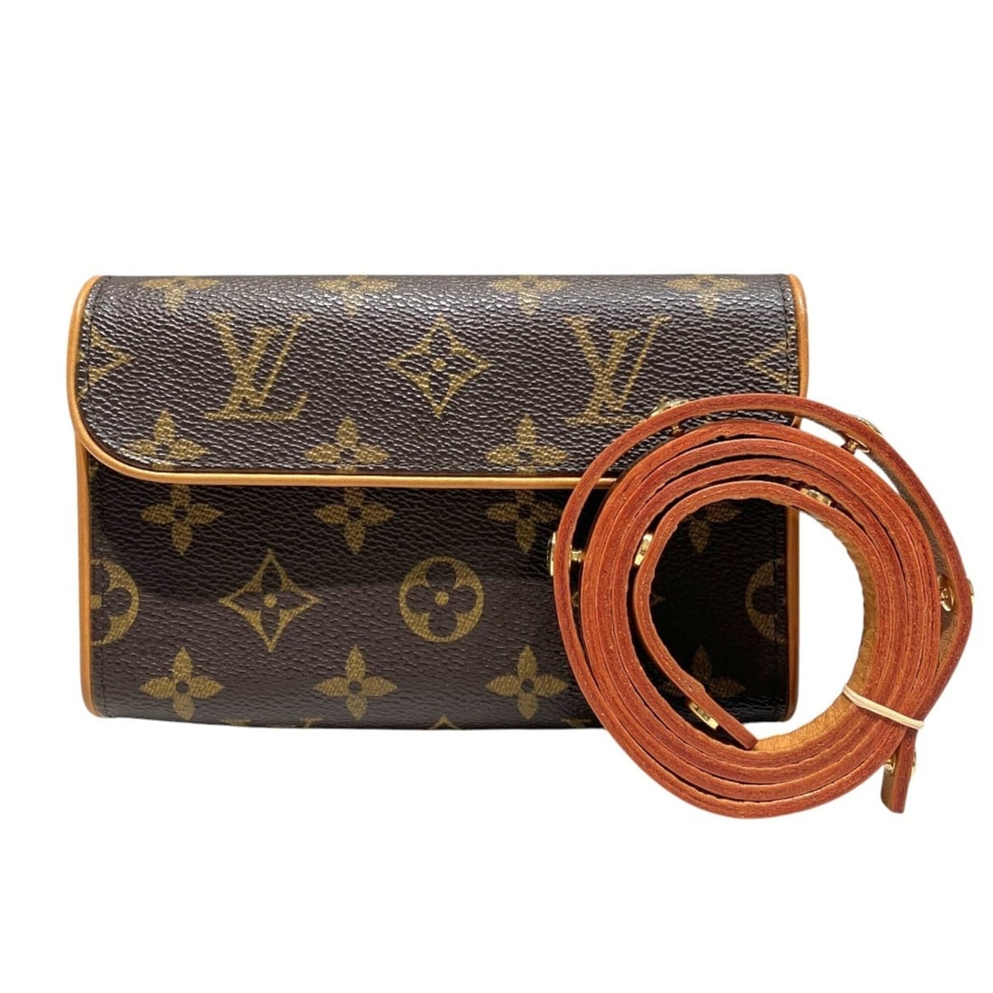 Louis Vuitton Pochette Florentine Clutch Bag, Monogram Canvas, M51855: --- Catalog ---Category: SizeSize (HxWxD): 10.5cm x 17cm x 4cm / 4.13'' x 6.69'' x 1.57''Category: DesignType: Clutch bag, PochetteColor: BrownGender: WomenCategory: GeneralMPN: M51855Brand: Louis Vui