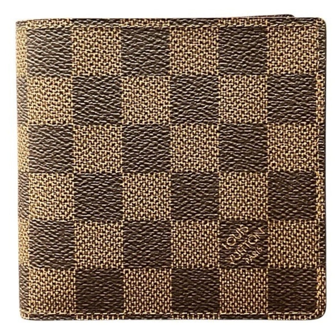 Louis Vuitton Damier Portefeuille Marco N61675 Bi-fold Wallet for Men and Women: --- Catalog ---Category: SizeSize (HxWxD): 10.5cm x 11cm x 3cm / 4.13'' x 4.33'' x 1.18''Category: DesignType: Wallet (bi-fold)Color: BrownGender: Men,WomenMaterial: Leather Category: GeneralMPN: N616