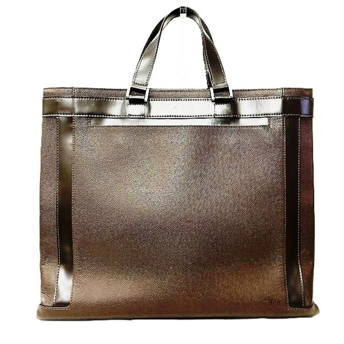 Louis Vuitton Taiga Kasbek GM M31018 Handbag Tote Bag Briefcase for Men: --- Catalog ---Category: SizeSize (HxWxD): 34cm x 43cm x 15cm / 13.38'' x 16.92'' x 5.9''Category: DesignType: Briefcase, Handbag, Tote bagColor: Brown, GrizzlyGender: MenMaterial: Taiga leather Categ