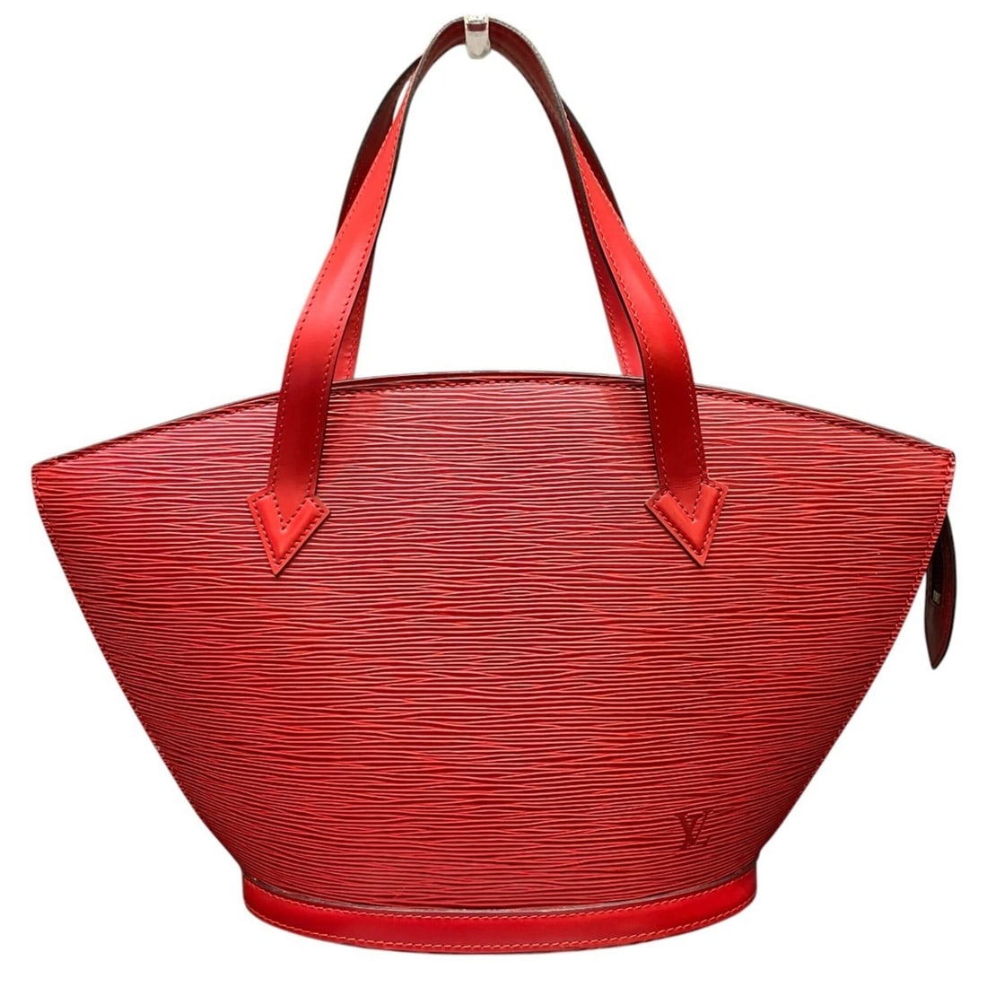 Louis Vuitton Saint Jacques Handbag, Epi Leather, M52277: --- Catalog ---Category: SizeSize (HxWxD): 24cm x 38cm x 10cm / 9.44'' x 14.96'' x 3.93''Category: DesignType: HandbagColor: Castilian redGender: WomenMaterial: Leather Category: GeneralMPN: M52277Bra