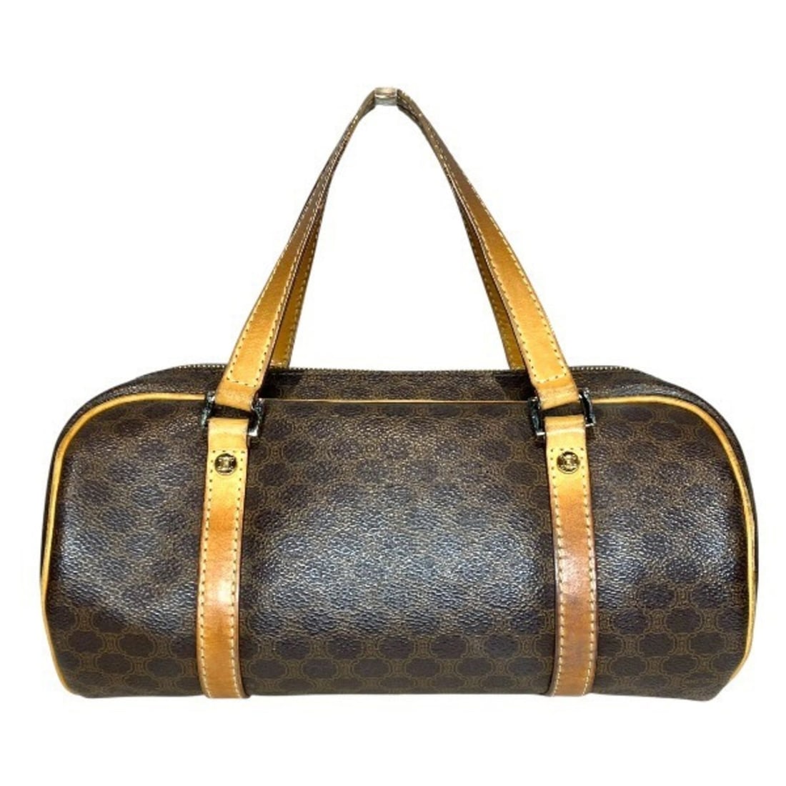 Celine Macadam Pattern Mini Boston Handbag, Shoulder Bag for Women (1 of 17)