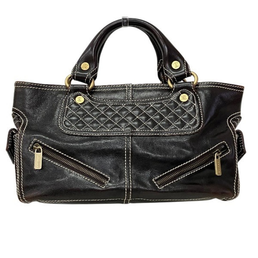 Celine CELINE Black Boogie Bag Handbag Women's (1 of 20)