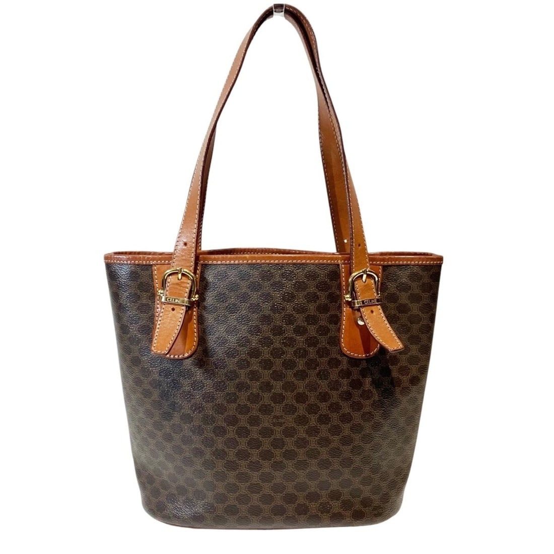 Celine tote bag, Macadam pattern canvas - 2