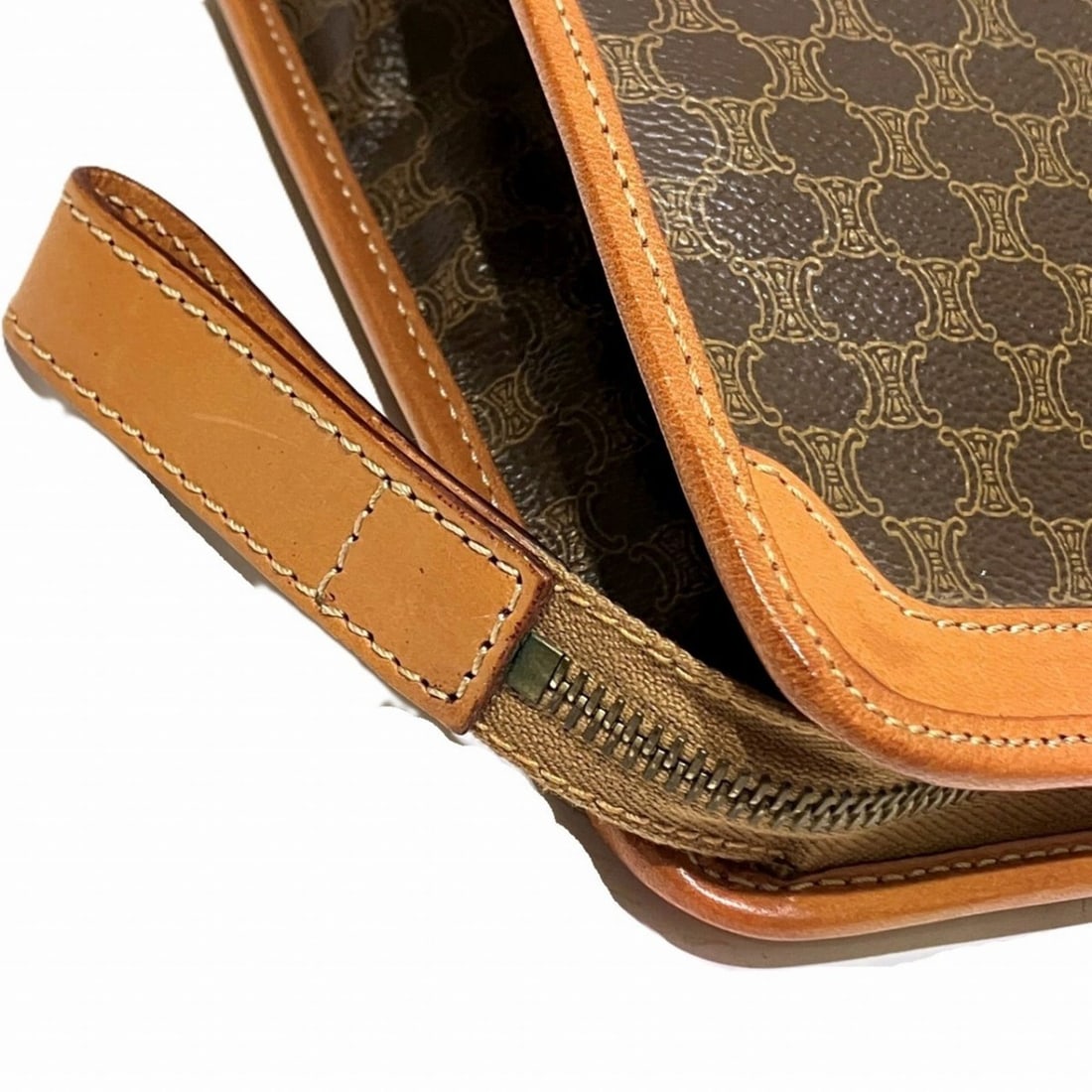 Celine Macadam Leather Second Bag - 7