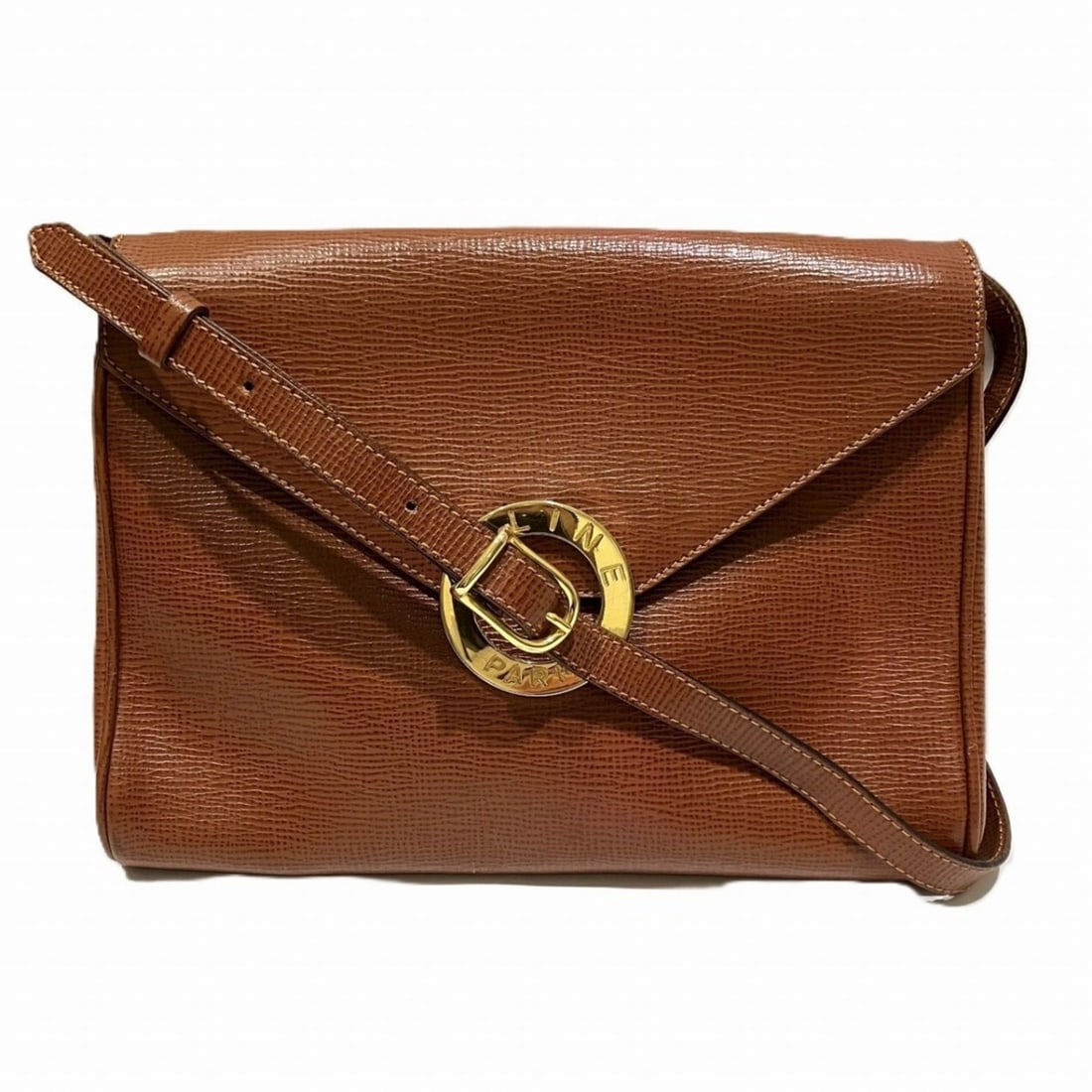 Celine CELINE Shoulder Bag Leather: --- Catalog ---Category: SizeSize (HxWxD): 18.5cm x 25cm x 2.5cm / 7.28'' x 9.84'' x 0.98''Category: DesignType: Shoulder bagColor: BrownGender: WomenMaterial: Leather Category: GeneralBrand: