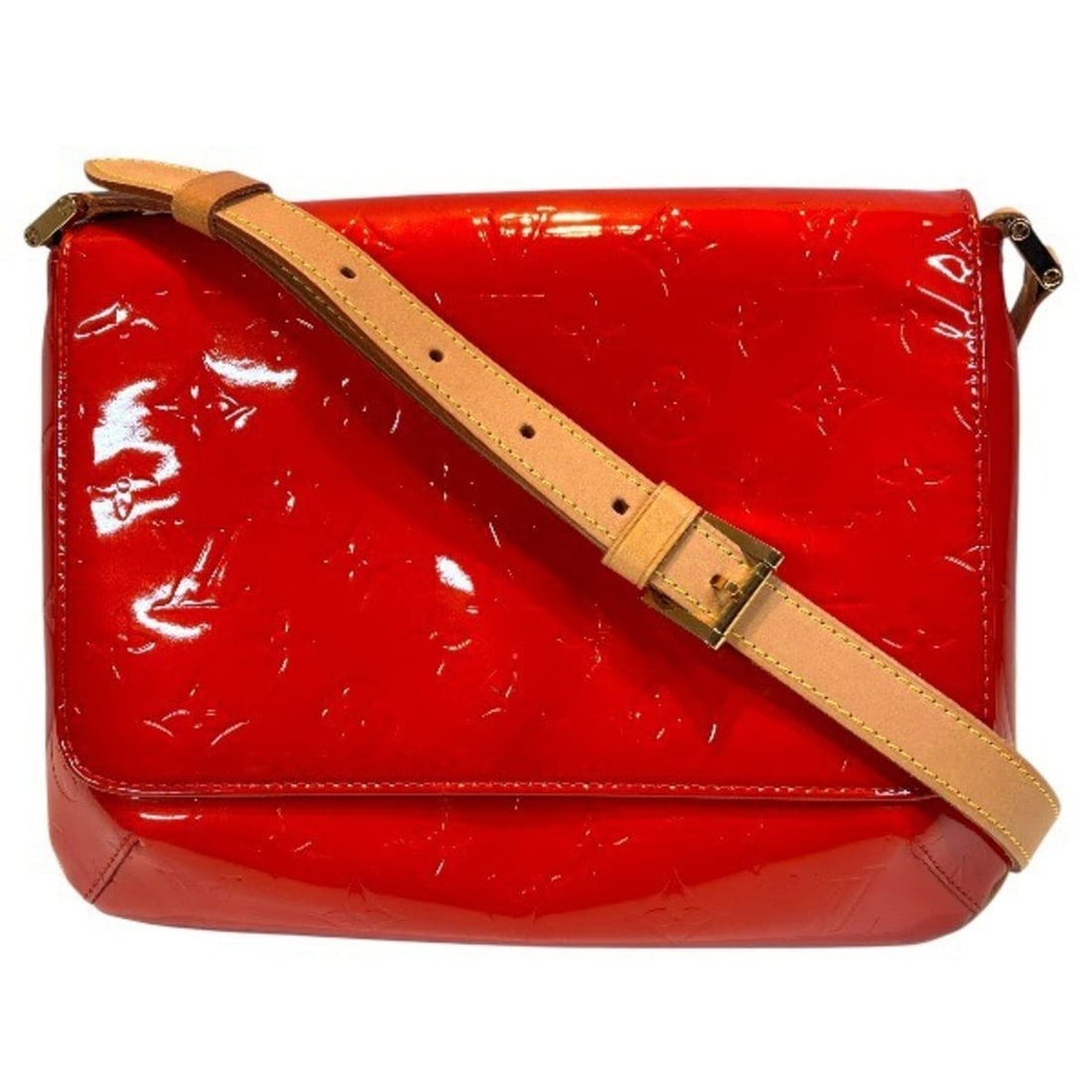 Louis Vuitton Vernis Thompson Street M91094 Handbag Shoulder Bag for Women: --- Catalog ---Category: SizeSize (HxWxD): 26cm x 19cm x 6cm / 10.23'' x 7.48'' x 2.36''Category: DesignType: Handbag, Shoulder bagColor: RougeGender: WomenMaterial: Vernis Category: GeneralMPN: M9109