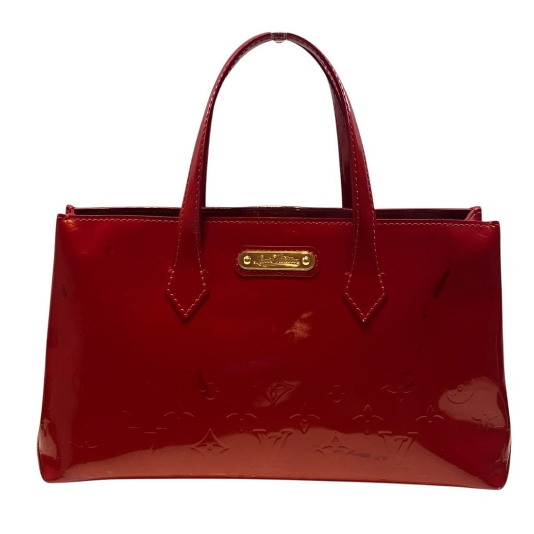 Louis Vuitton Wilshire PM Handbag, Vernis Leather, M93642: --- Catalog ---Category: SizeSize (HxWxD): 27cm x 11cm / 10.62'' x 4.33''Category: DesignType: HandbagColor: Pomme d'amour, Red colorGender: WomenMaterial: Vernis , Leather Category: GeneralMPN: M9364