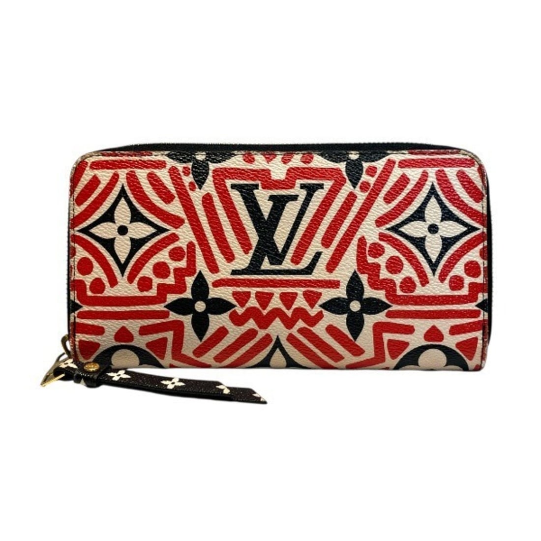 Louis Vuitton LV Crafty Zippy Wallet M69436 Long for Men and Women: --- Catalog ---Category: SizeSize (HxWxD): 10cm x 19.5cm x 2cm / 3.93'' x 7.67'' x 0.78''Category: DesignType: Coin purse/coin caseColor: RougeGender: Men,WomenMaterial: Coated canvas Category: Genera