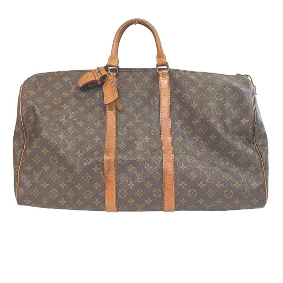 Louis Vuitton Monogram Keepall 55 M41424 Handbag Boston Bag for Men and Women: --- Catalog ---Category: SizeSize (HxWxD): 31cm x 55cm x 24cm / 12.2'' x 21.65'' x 9.44''Category: DesignType: Boston bag, HandbagColor: BrownGender: Men,WomenMaterial: Monogram Category: GeneralMPN: 