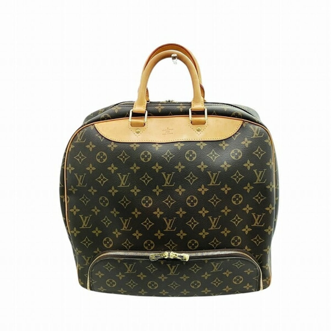 Louis Vuitton Monogram Evasion M41443 Handbag Boston Bag for Men and Women: --- Catalog ---Category: SizeSize (HxWxD): 40cm x 36cm x 20cm / 15.74'' x 14.17'' x 7.87''Category: DesignType: Boston bag, HandbagColor: BrownGender: Men,WomenMaterial: Monogram Category: GeneralMPN: