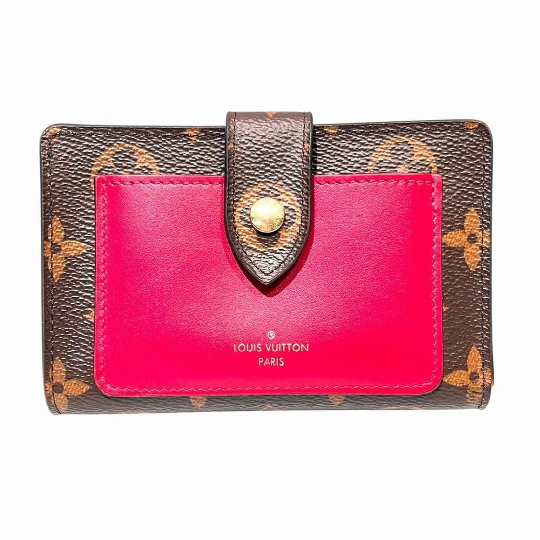 Louis Vuitton Portefeuille Juliette Bi-fold Wallet, Monogram Canvas, M69433: --- Catalog ---Category: SizeSize (HxWxD): 9cm x 13cm x 3cm / 3.54'' x 5.11'' x 1.18''Category: DesignType: Wallet (bi-fold)Color: Bordeaux, BrownGender: Women,MenMaterial: Monogram Category: GeneralM