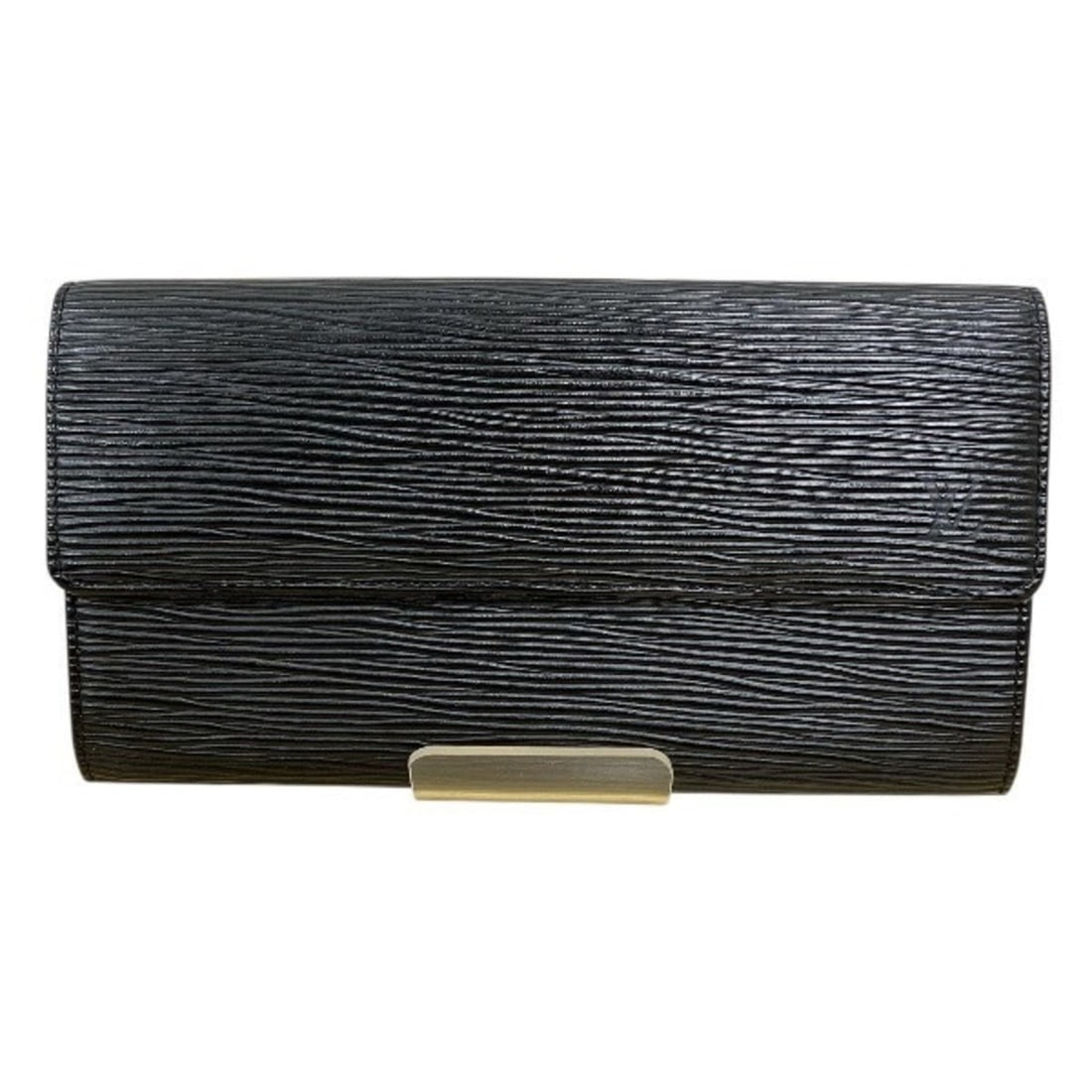 Louis Vuitton Epi Pochette Portemonnaie Credit M63572 Wallet Long for Men and Women: --- Catalog ---Category: SizeSize (HxWxD): 10cm x 19cm x 2cm / 3.93'' x 7.48'' x 0.78''Category: DesignType: Coin purse/coin caseColor: Black, NoirGender: Men,WomenMaterial: Epi leather Category: Gene