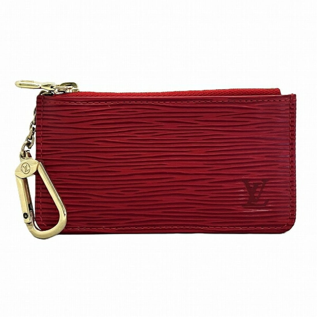 Louis Vuitton Epi Pochette Clé M63807 - Brand Accessories, Wallets & Coin Cases, Men's Women's: --- Catalog ---Category: SizeSize (HxWxD): 12.5cm x 6.5cm / 4.92'' x 2.55''Category: DesignType: PochetteColor: Castilian redGender: Men,WomenMaterial: Epi leather Category: GeneralMPN: M63807Brand: L