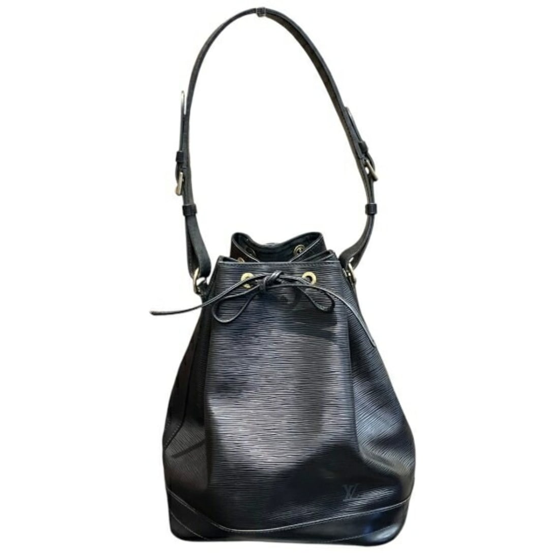 Louis Vuitton Epi Noe M59002 Drawstring Bag, Noir (Black), Handbag, Shoulder Tote Bag for Women: --- Catalog ---Category: SizeSize (HxWxD): 33cm x 27cm x 19cm / 12.99'' x 10.62'' x 7.48''Category: DesignType: Handbag, Shoulder bag, Tote bagColor: Black, NoirGender: WomenMaterial: Leather Category