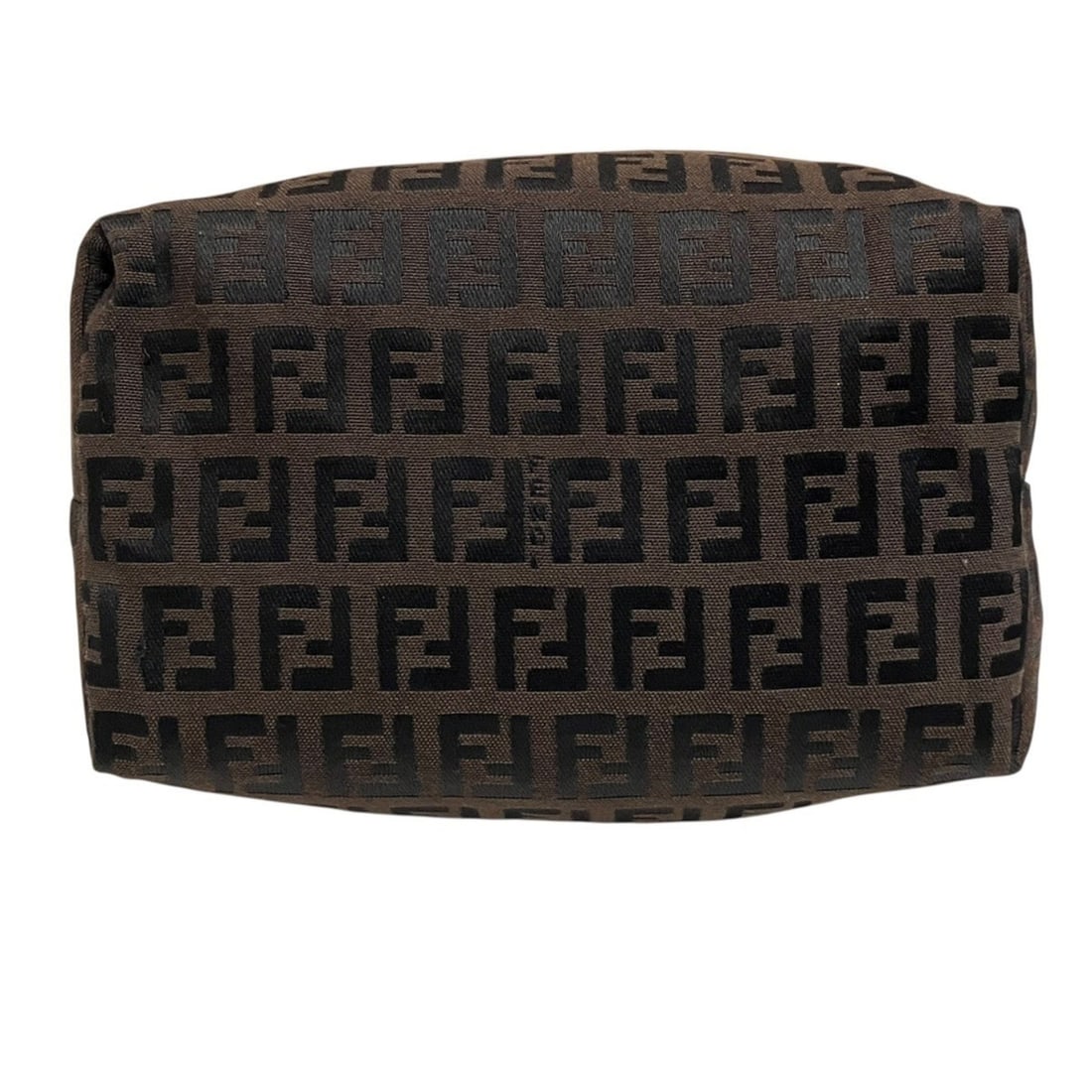 Fendi Zucca pattern pouch handbag, canvas leather - 3