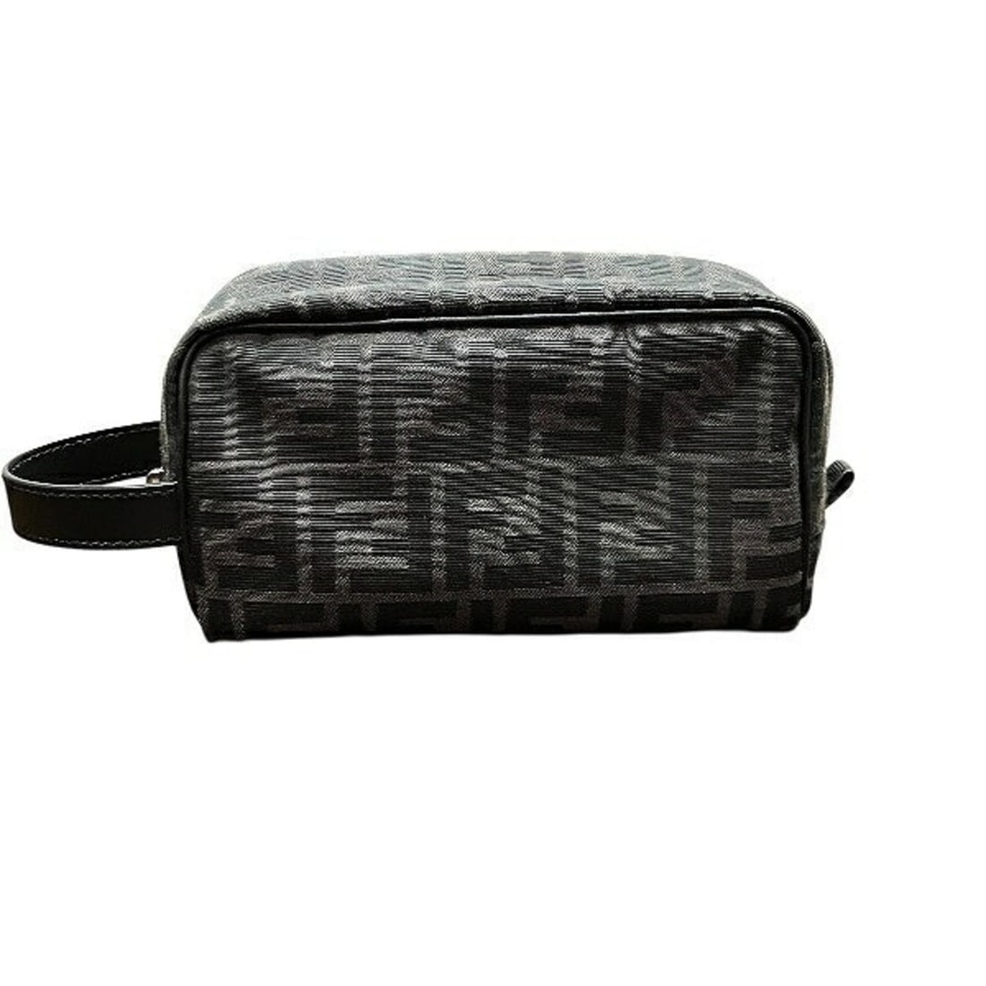 Fendi Zucca Pattern FF Pouch Small 7N0151ALWK Handbag Waist Men's Women's: --- Catalog ---Category: SizeSize (HxWxD): 10cm x 19cm x 8cm / 3.93'' x 7.48'' x 3.14''Handle Length: 18cm / 7.08''Category: DesignType: Handbag, PouchColor: BrownGender: Men,WomenMaterial: Nylon , Le