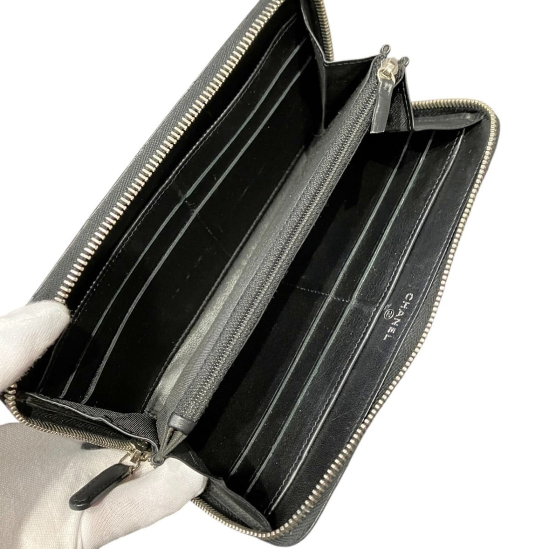 Chanel long wallet, lambskin - 3