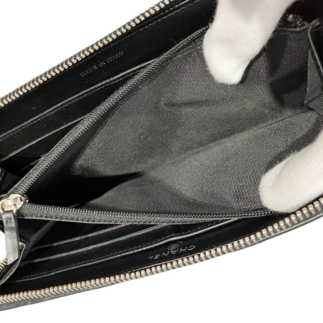 Chanel long wallet, lambskin - 6